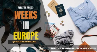 Essential Packing Tips for a Three-Week European Adventure