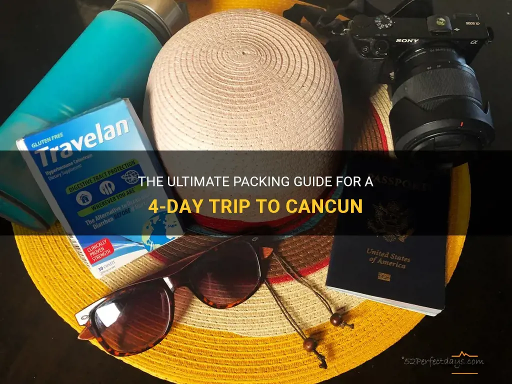 what to pack 4 days in cancun