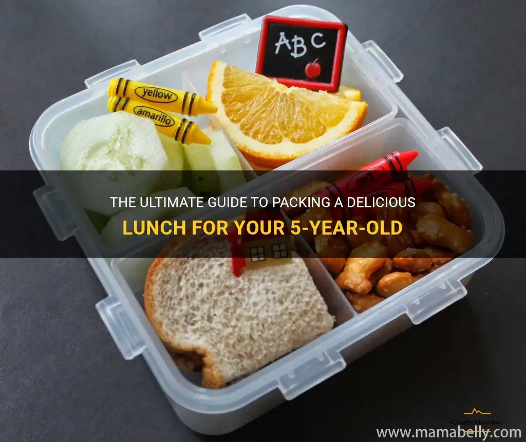 what to pack a 5 year old for lunch