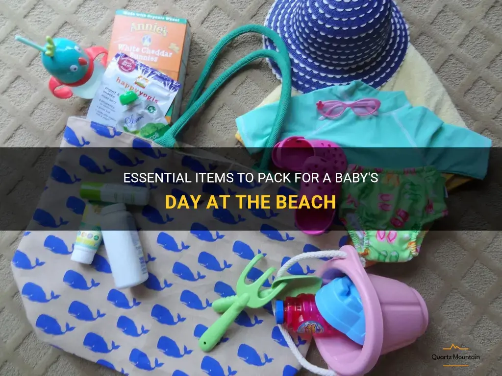 what to pack a baby for the beach