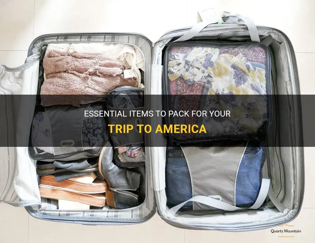 what to pack america