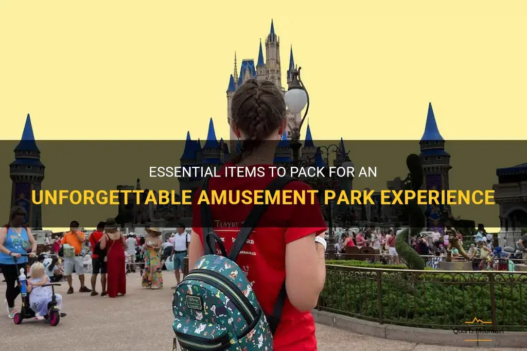 what to pack amusement park