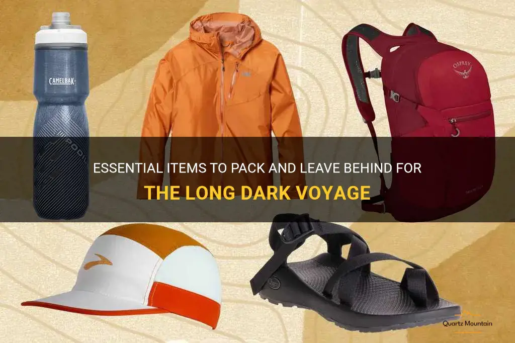 what to pack and not pack long dark