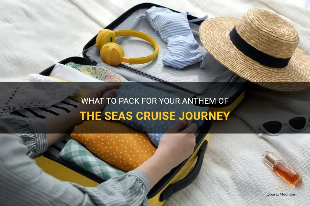 what to pack anthem of the seas