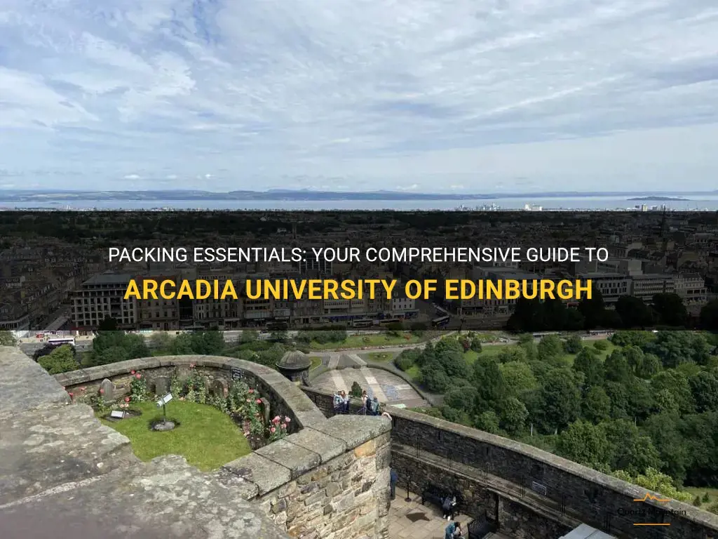 what to pack arcadia university of edinburgh