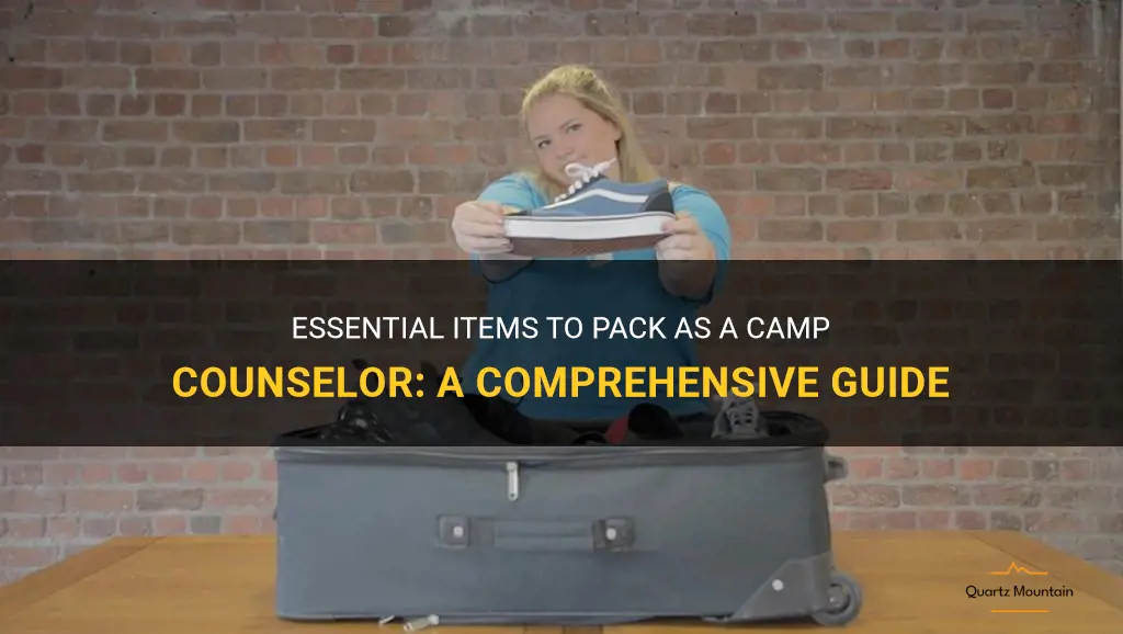 what to pack as a camp counselor