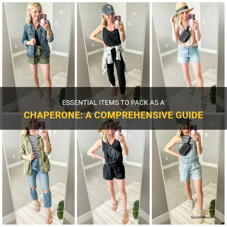 what to pack as a chaperone