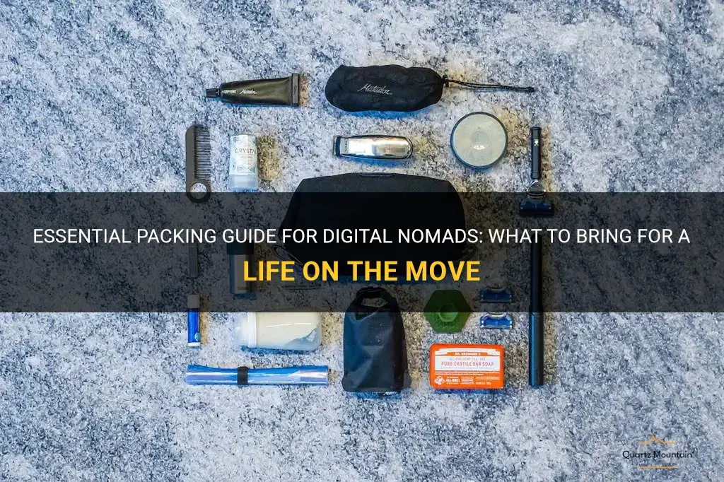 what to pack as a digital nomad