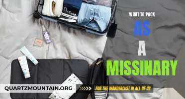 Essential Items to Pack as a Missionary for a Successful Journey