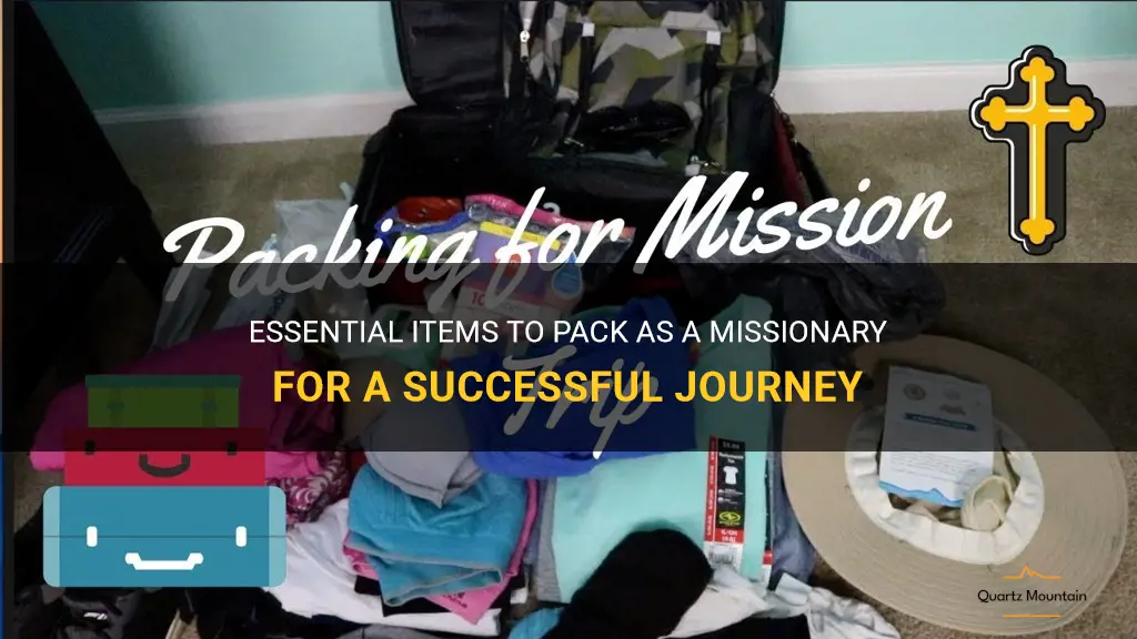 what to pack as a missinary