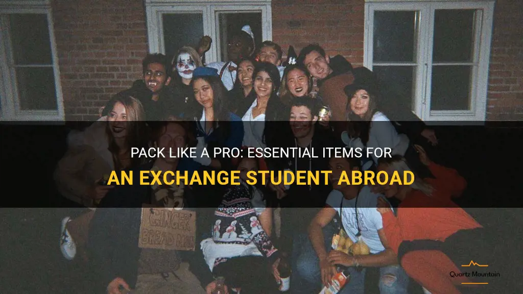 what to pack as an exchange student