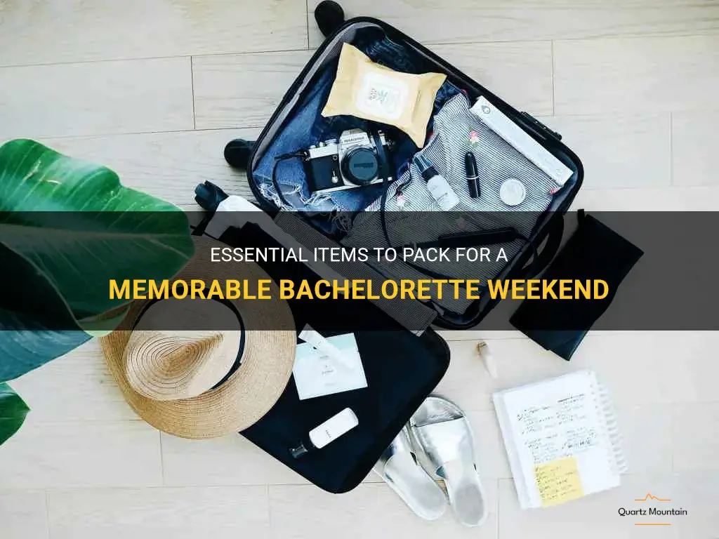 what to pack bachelorette weekend