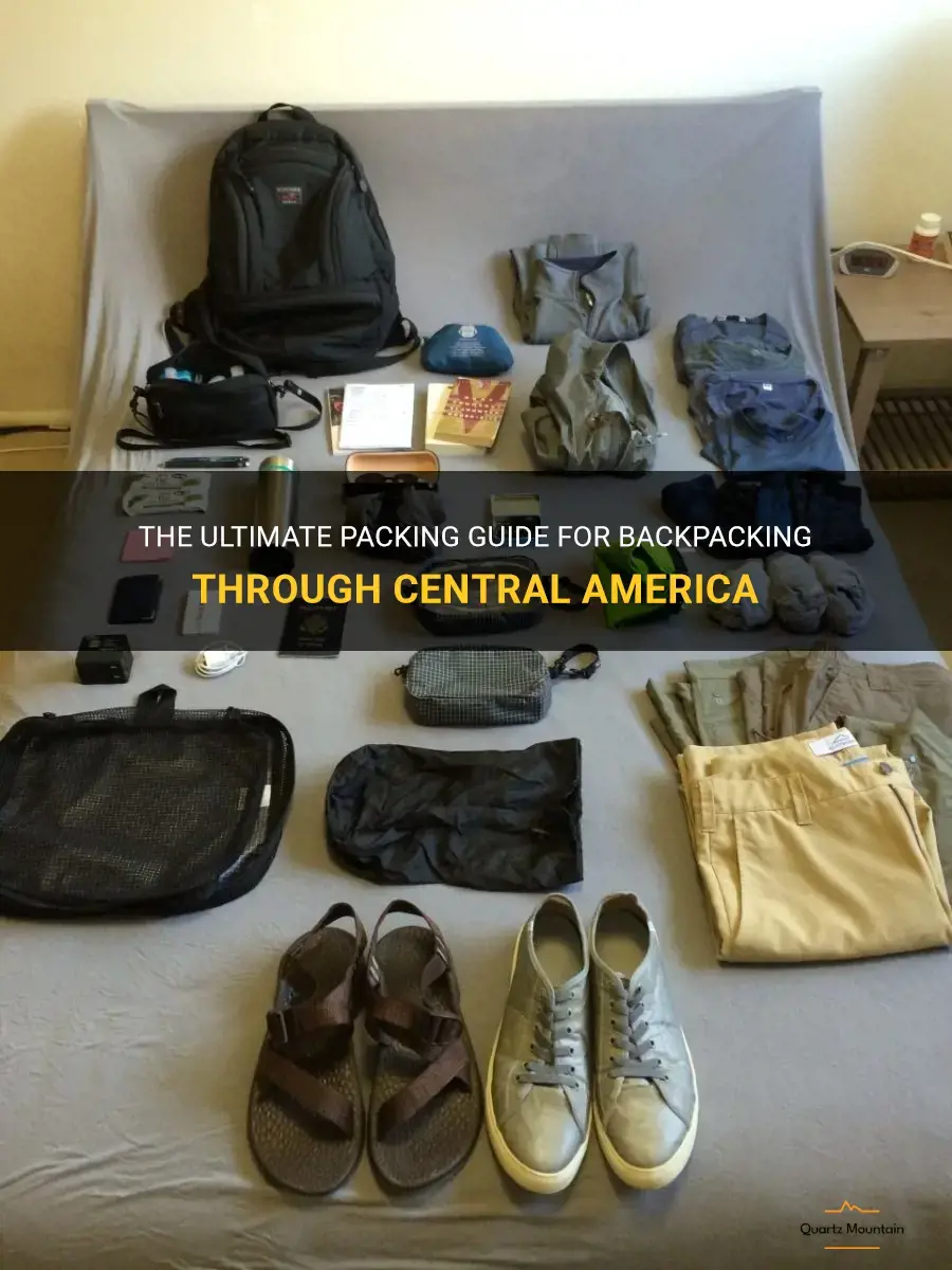 what to pack back packing central america