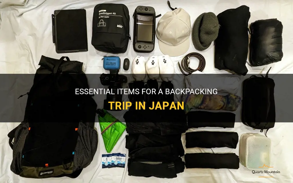 what to pack backpacking japan