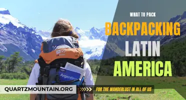 Essential Items for Backpacking in Latin America: A Comprehensive Packing Guide