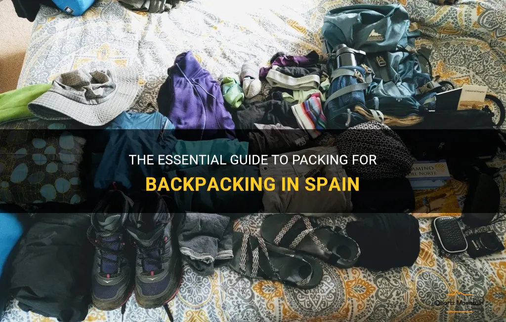 what to pack backpacking spain