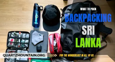 Essential Items to Pack for Backpacking in Sri Lanka