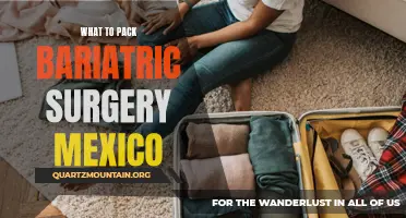 Essential Items to Pack for Bariatric Surgery in Mexico