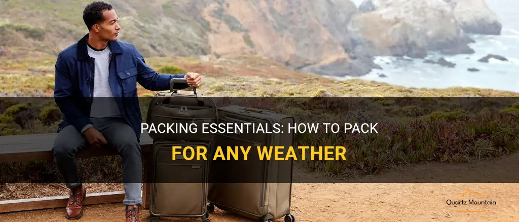 what to pack based on weather