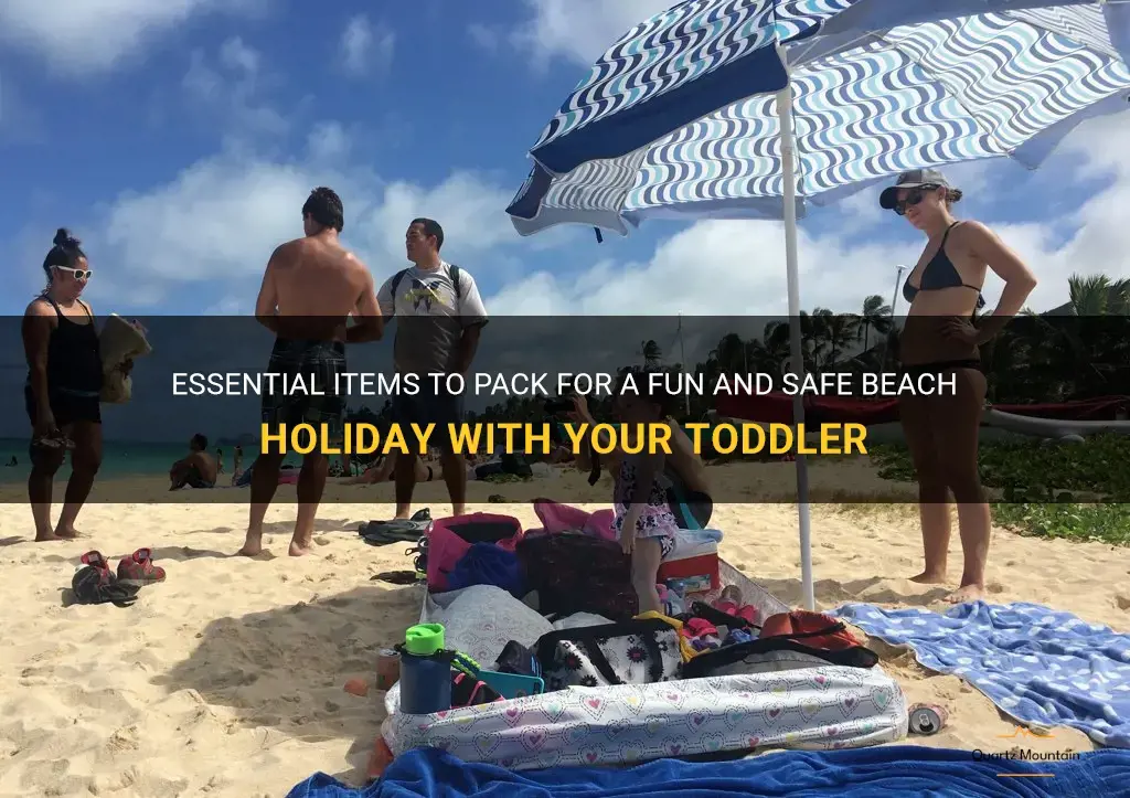 what to pack beach holiday with toddler