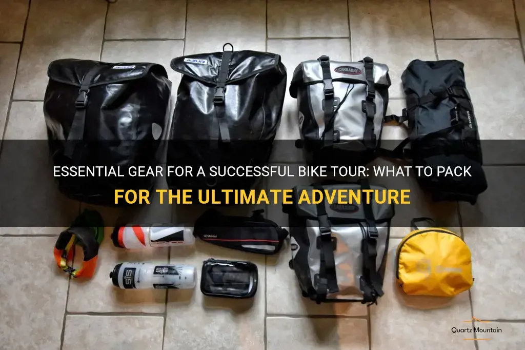 what to pack bike touring