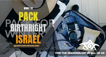 Ultimate Essentials to Pack for Birthright Israel: A Comprehensive List of Must-Haves
