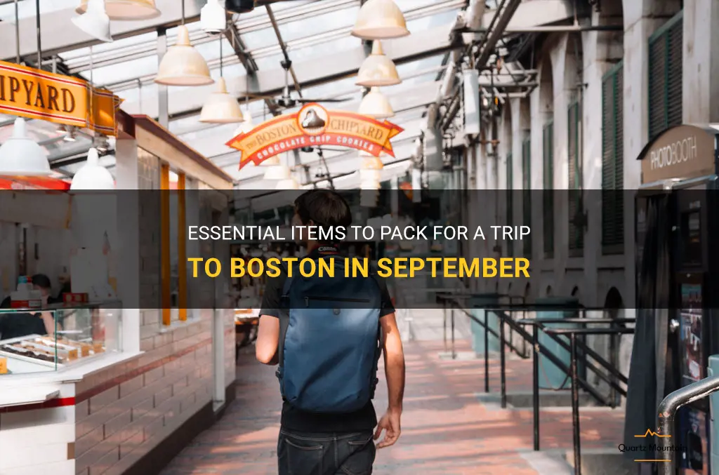 what to pack boston september