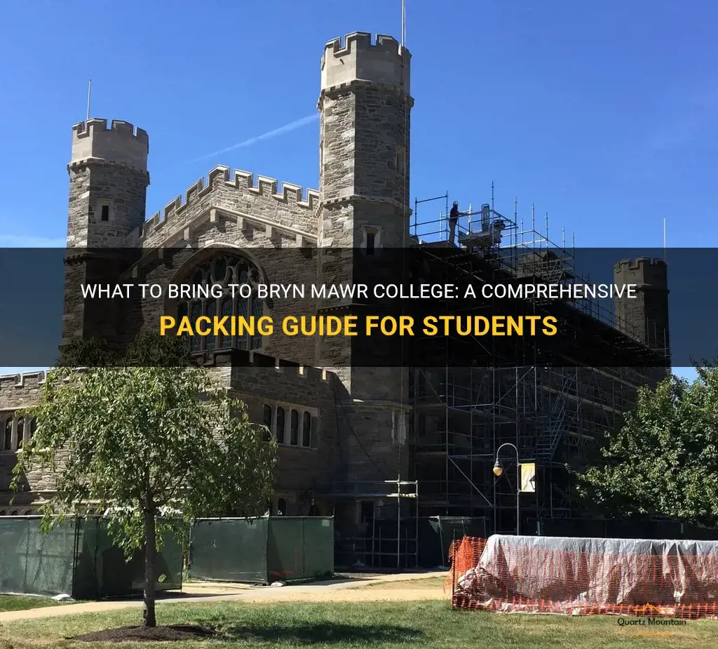 what to pack bryn mawr college
