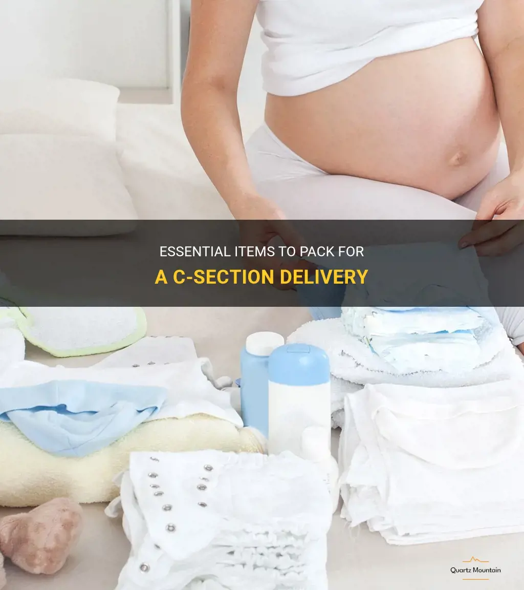 what to pack c section