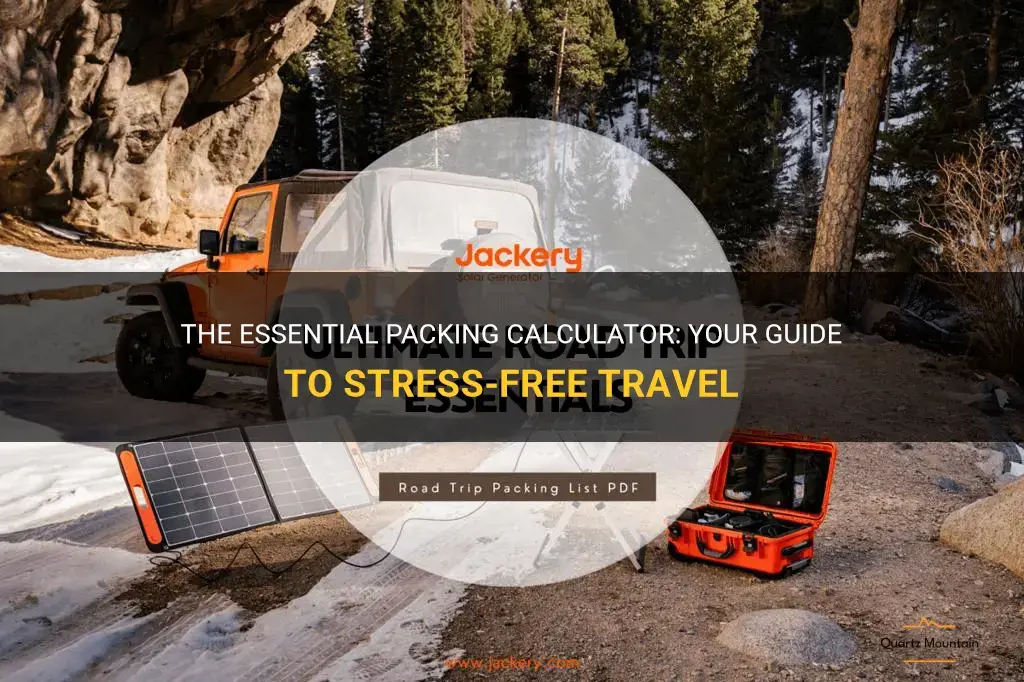 what to pack calculator