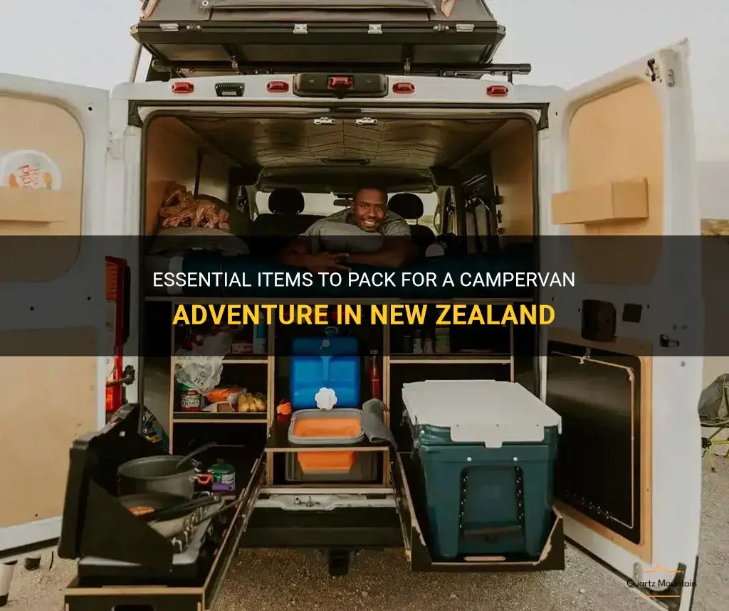 what to pack campervan new zealand