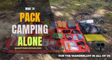 Essential Items for Solo Camping: What to Pack for a Safe and Enjoyable Trip