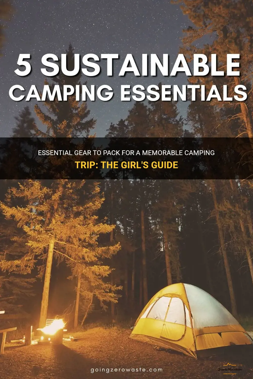 what to pack camping girl