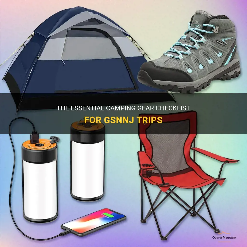 what to pack camping gsnnj