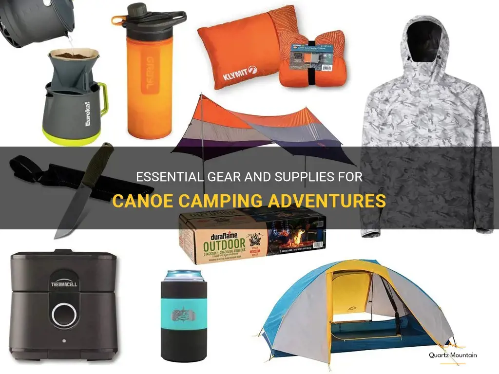what to pack canoe camping