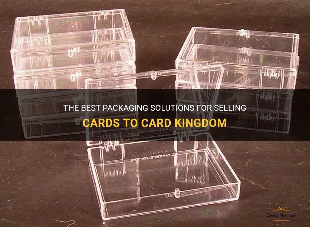 what to pack cards in for selling to card kingdom