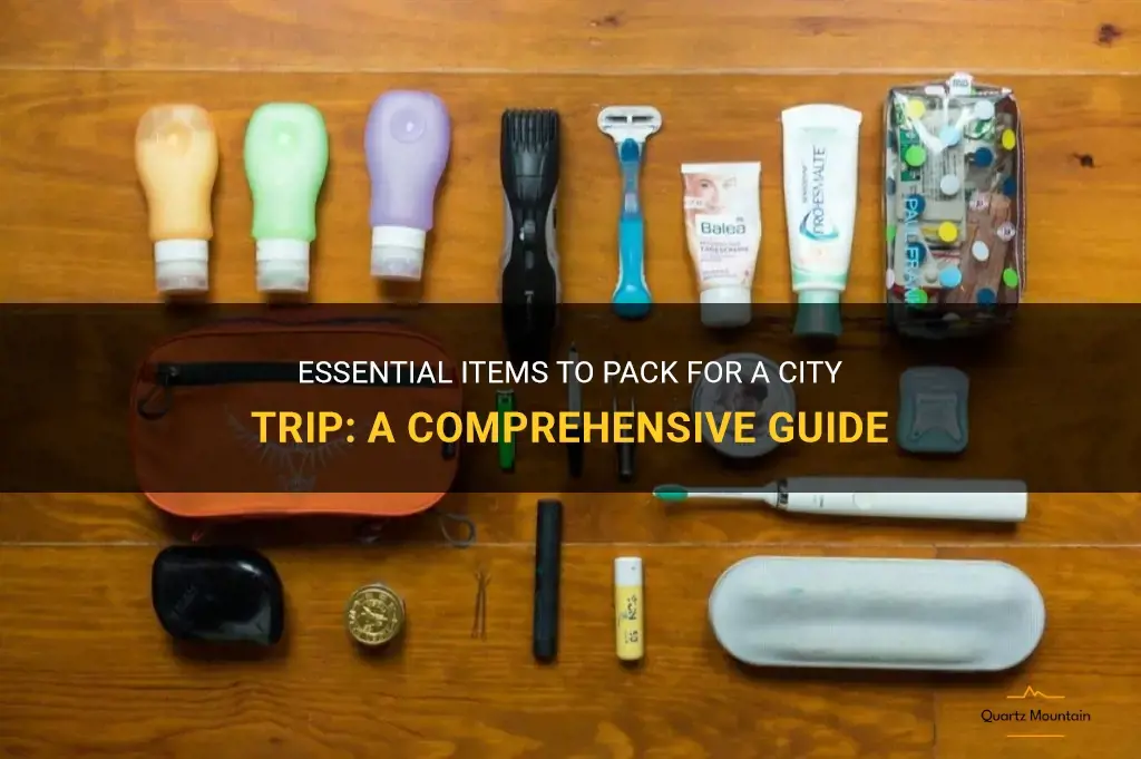 what to pack city trip