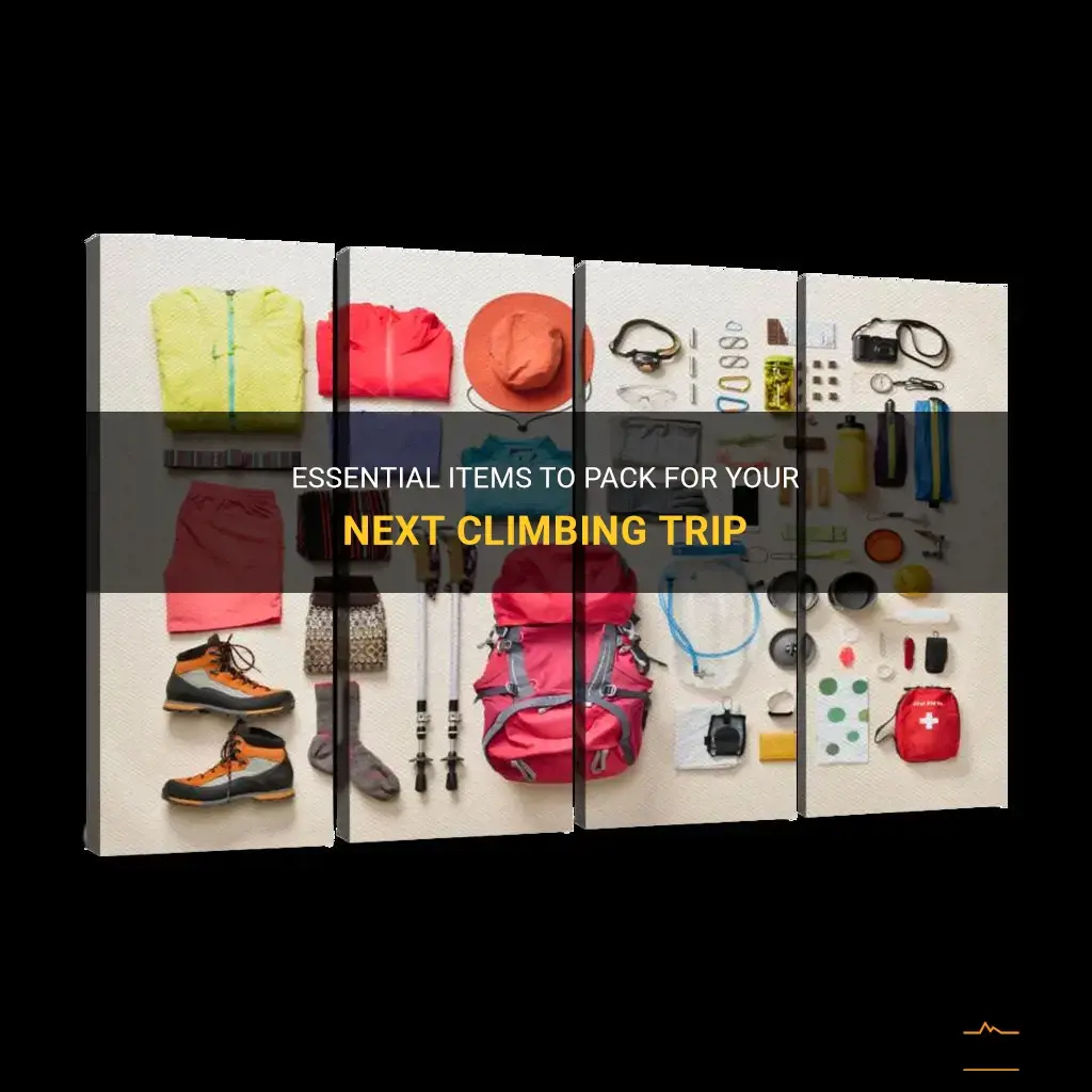 what to pack climbing trip