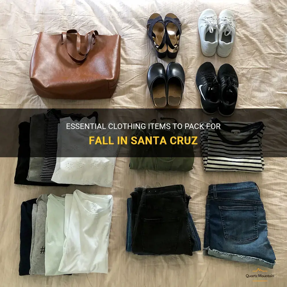 what to pack clothes santa cruz fall
