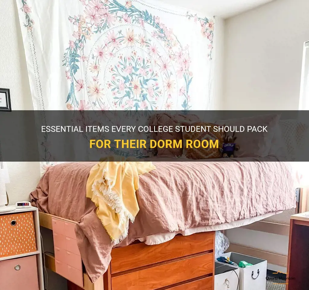 what to pack college dorm