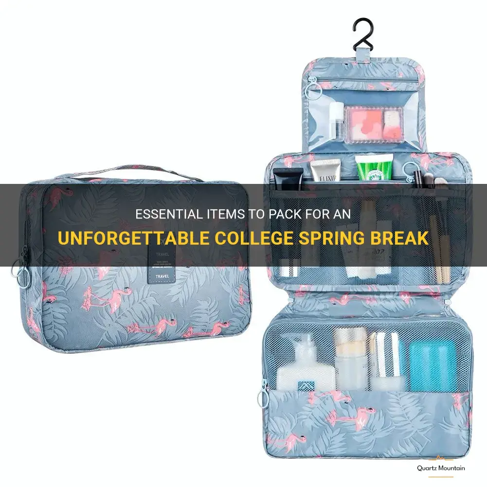 what to pack college spring break