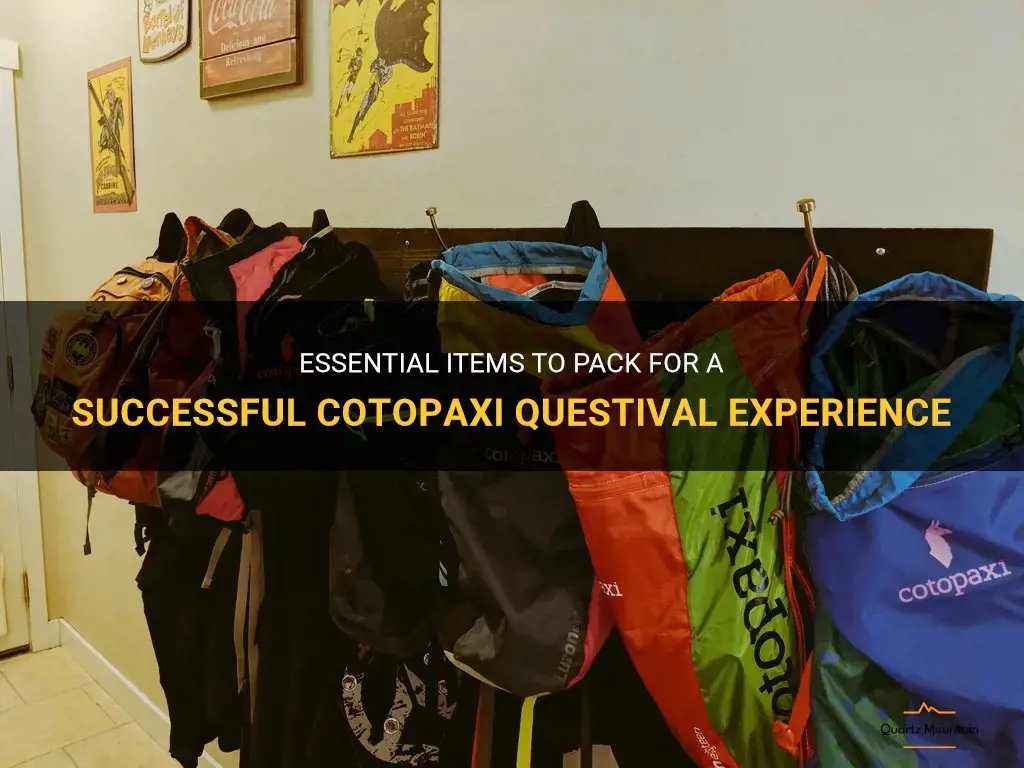 what to pack cotopaxi questival