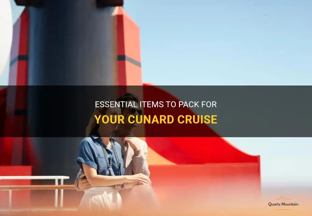 what to pack cunard