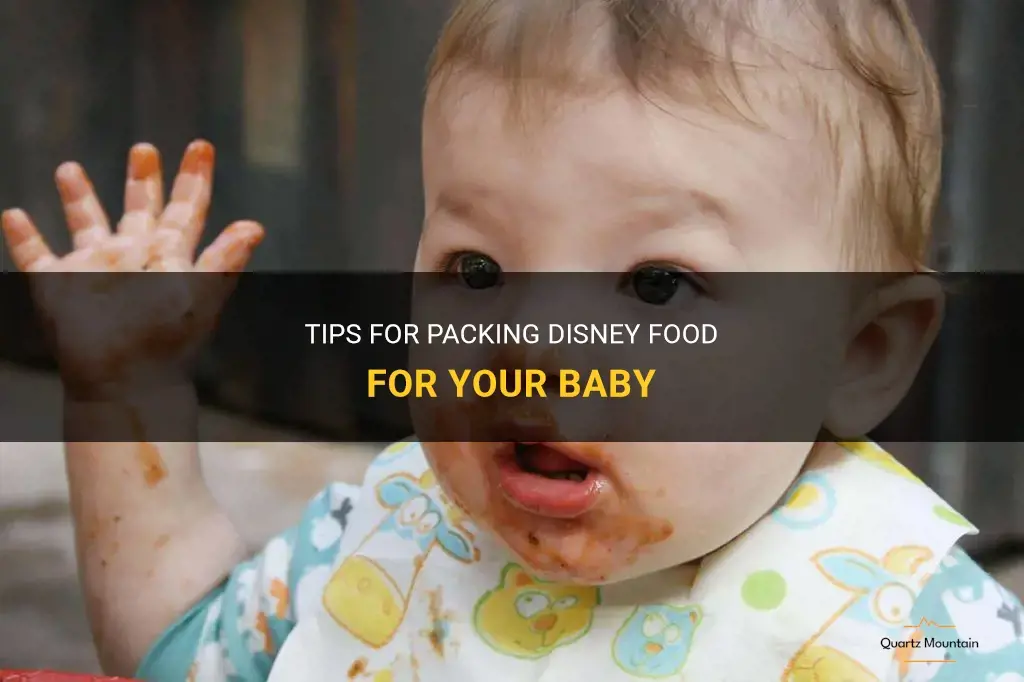what to pack disney food for baby
