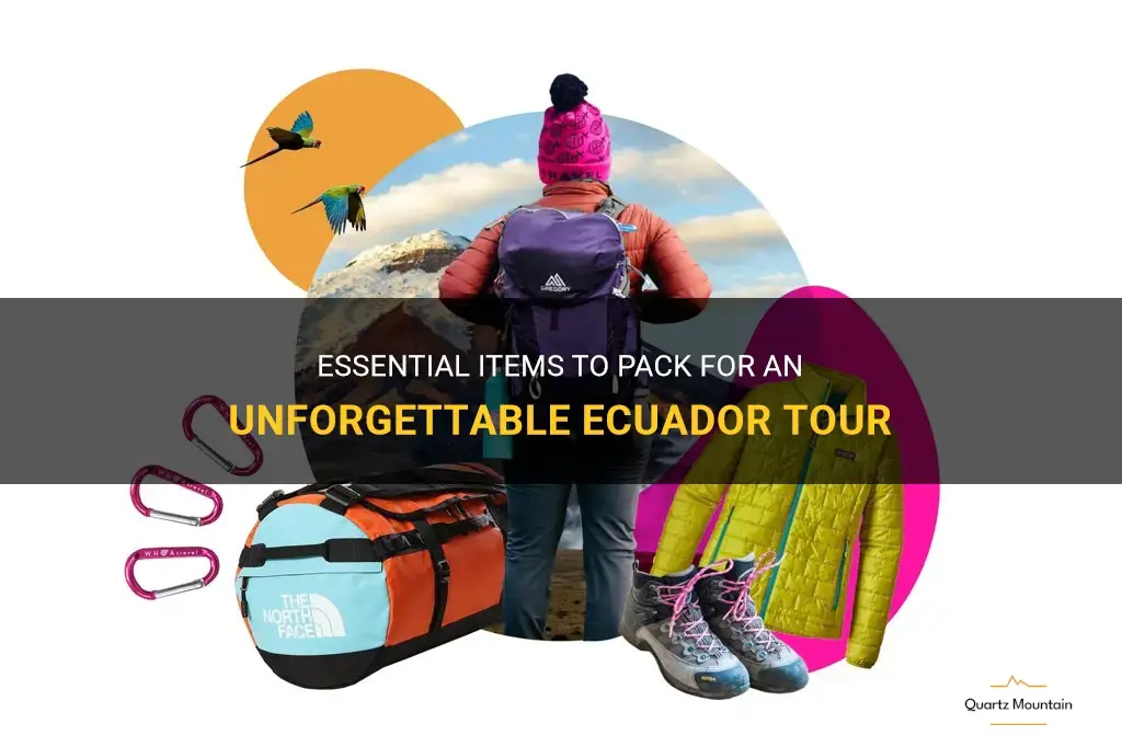 what to pack ecuador tour