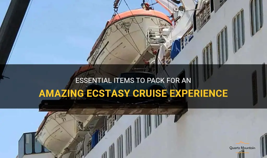 what to pack exctasy cruise