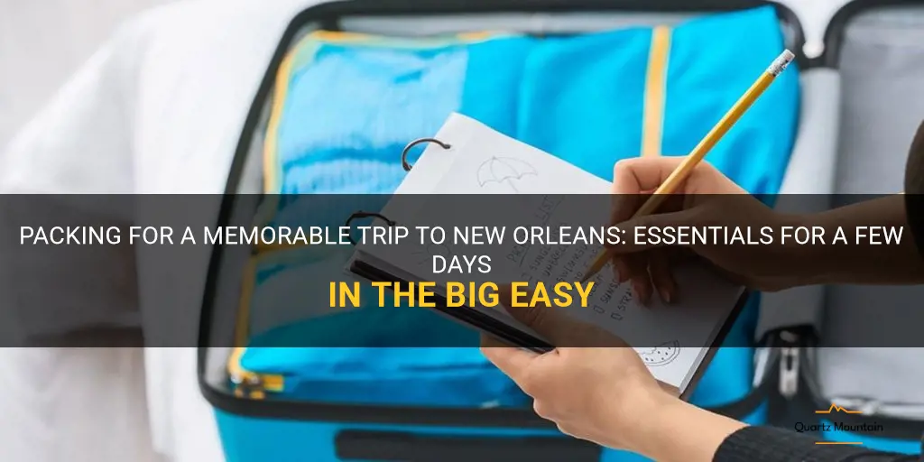 what to pack few days in new orleans