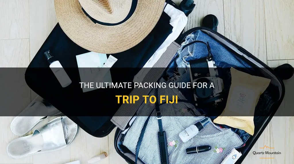 what to pack fiji