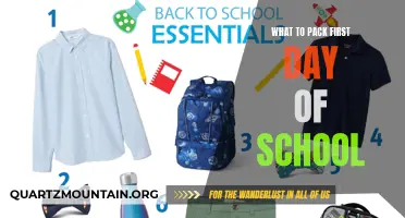 Essential Items to Pack for a Successful First Day of School