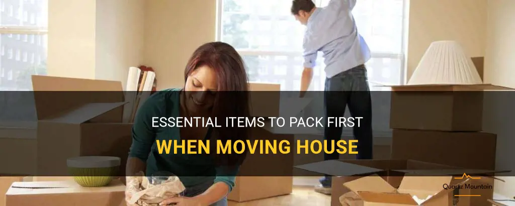 what to pack first for moving house